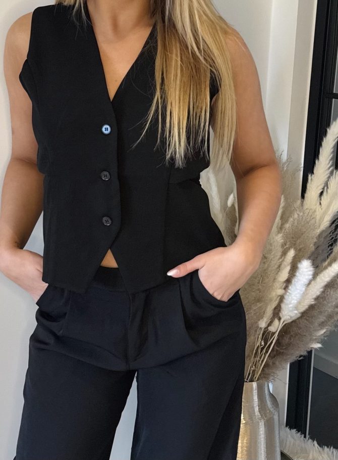 Céline open back gilet - Afbeelding 2
