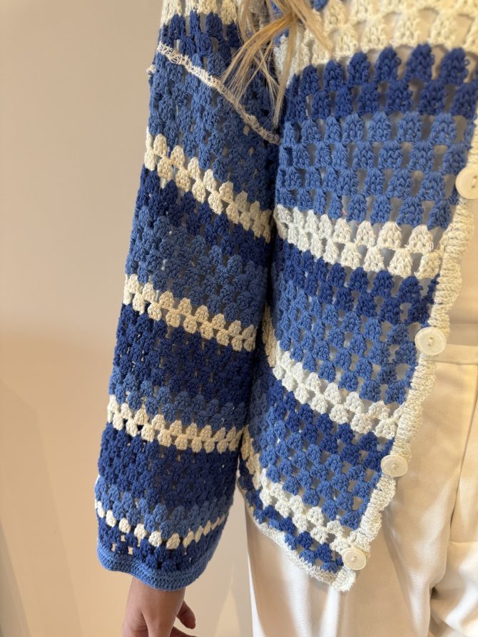 Côte d'Azur crochet cardigan - Afbeelding 3