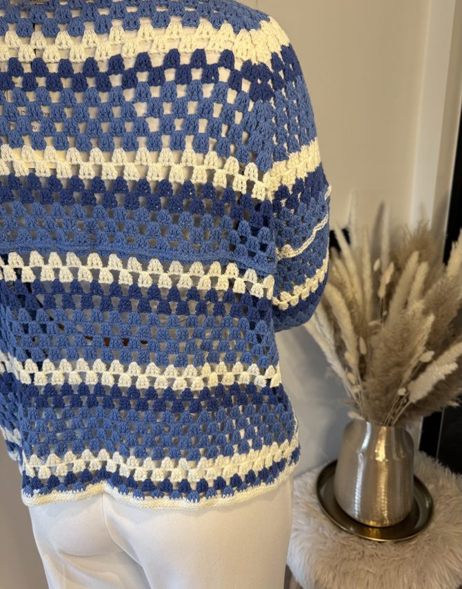 Côte d'Azur crochet cardigan - Afbeelding 4