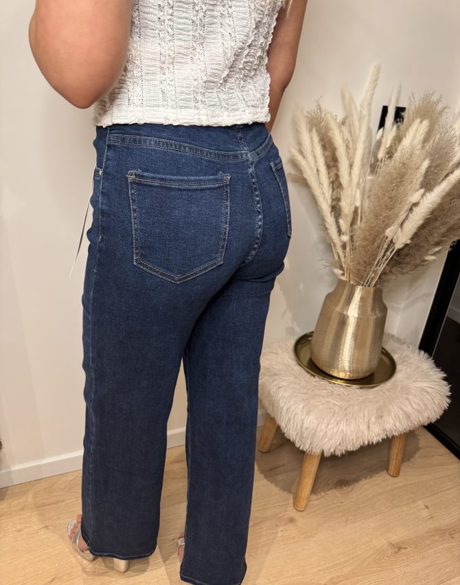 Dark blue wide leg jeans - Afbeelding 2