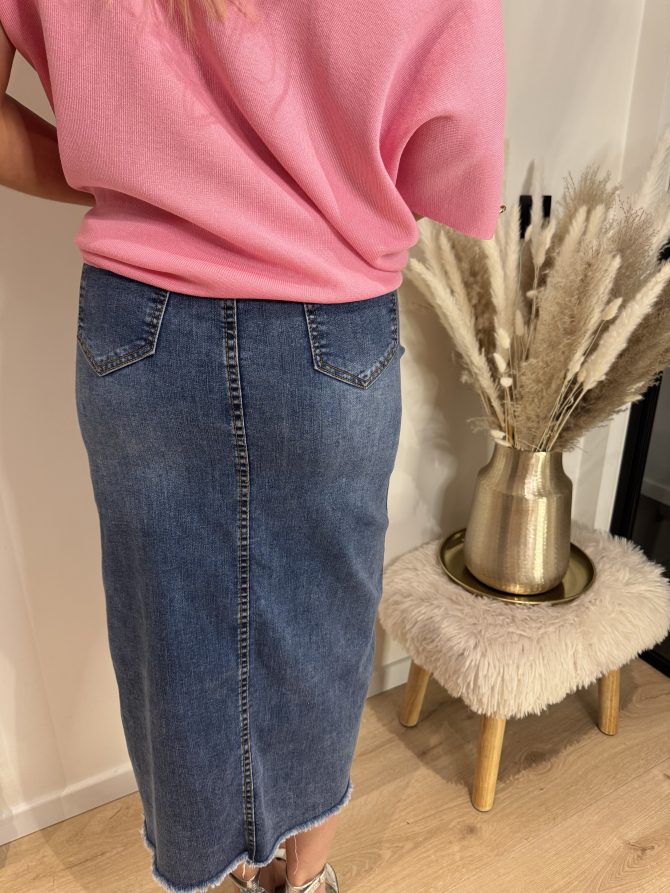 Midi denim skirt - Afbeelding 2