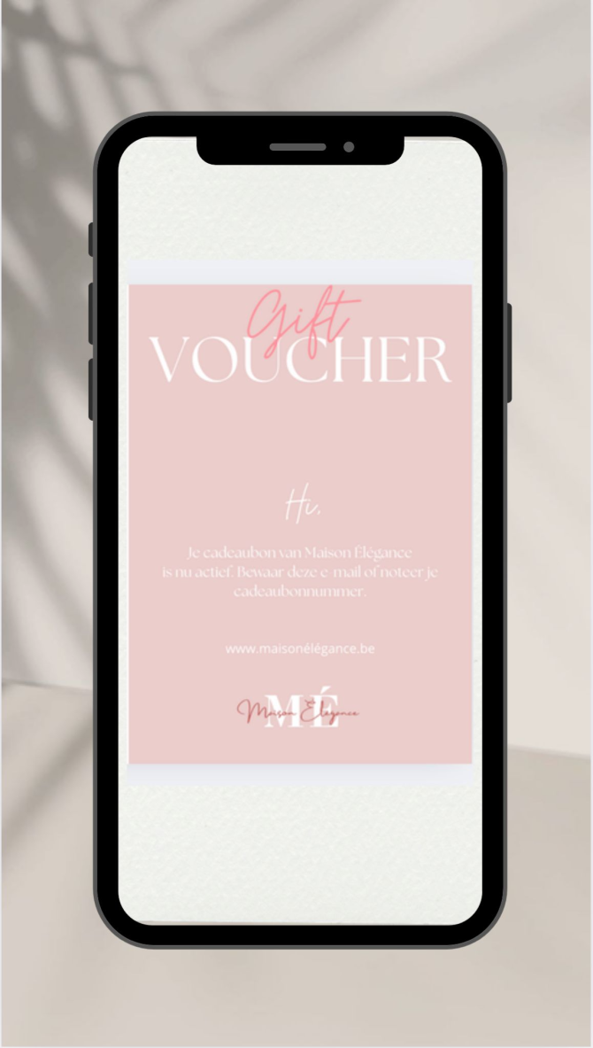 Digitale Cadeaubon
