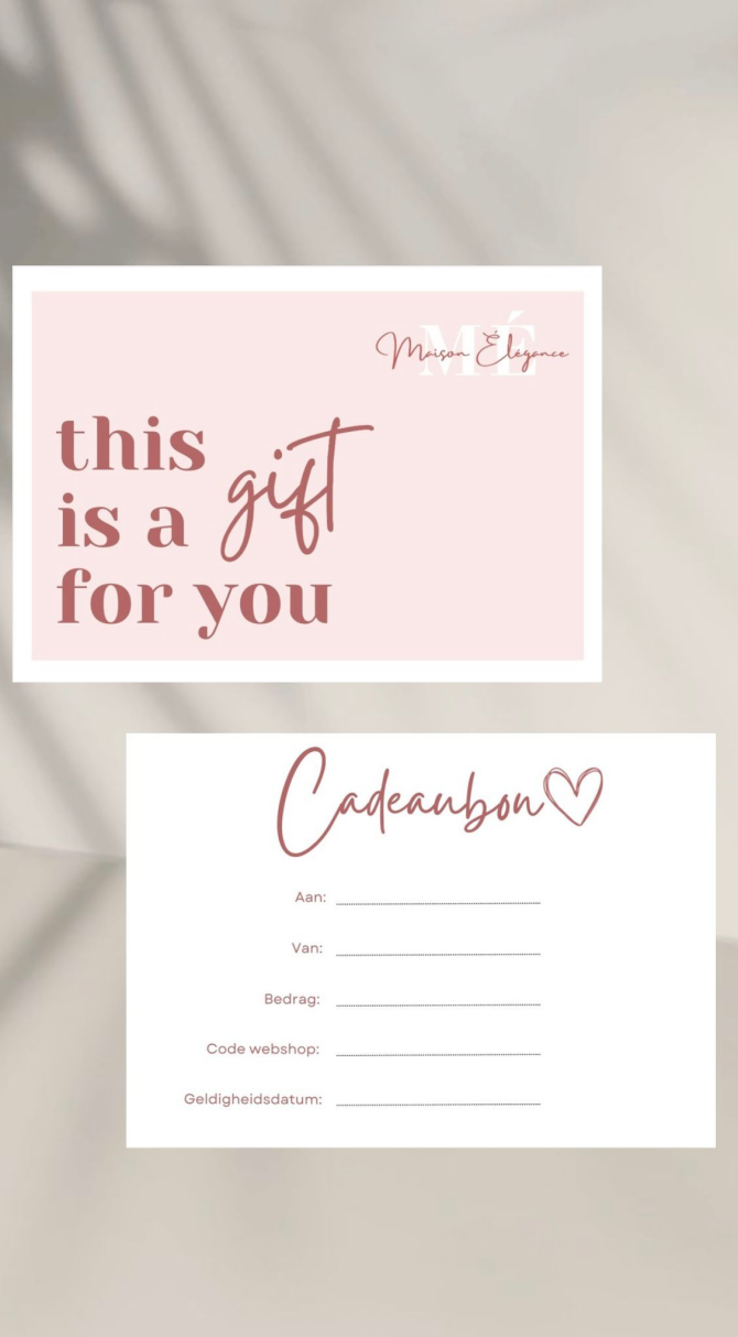 Fysieke Cadeaubon